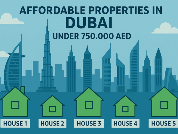 عقارات دبي أقل من 750 ألف درهم