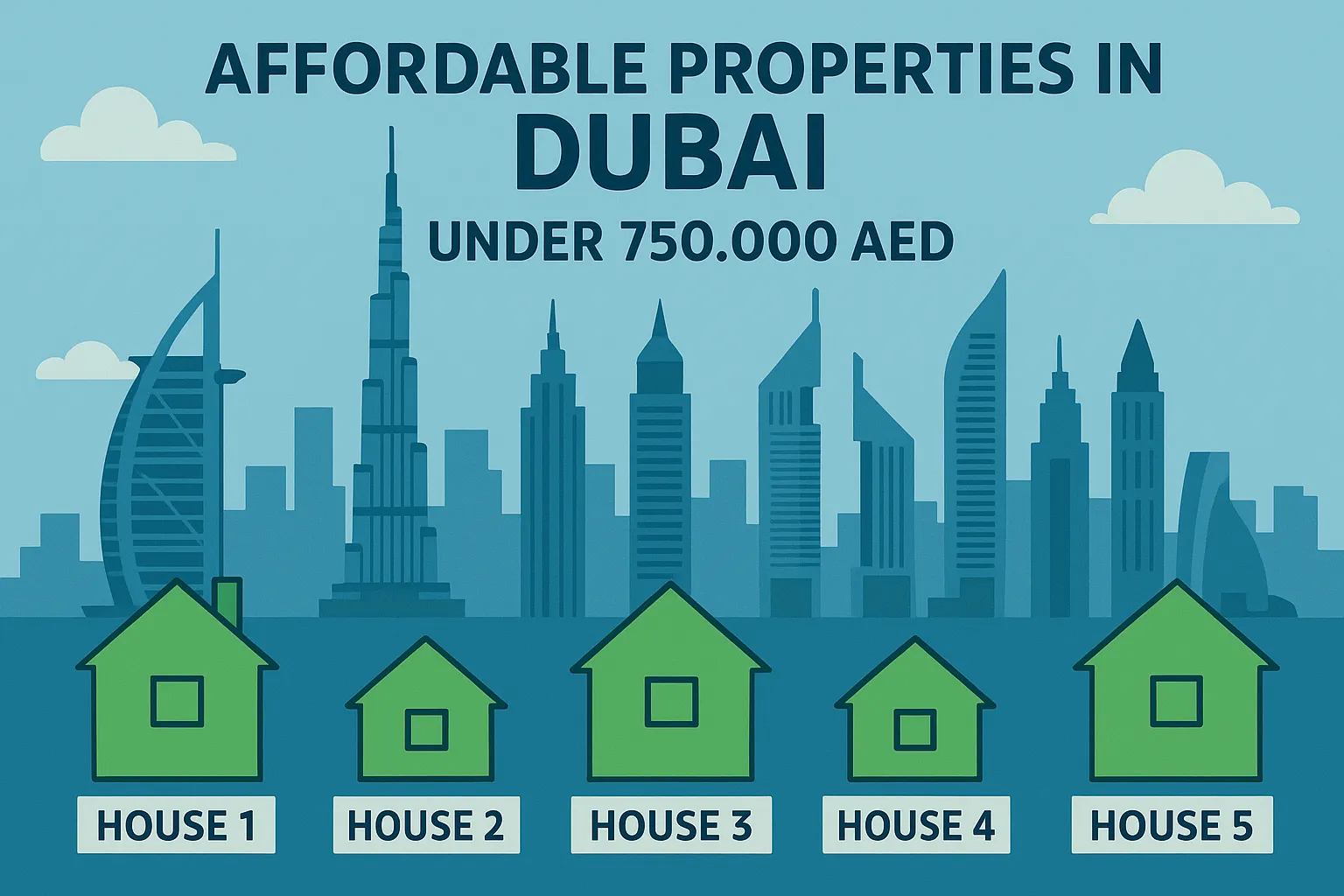 عقارات دبي أقل من 750 ألف درهم